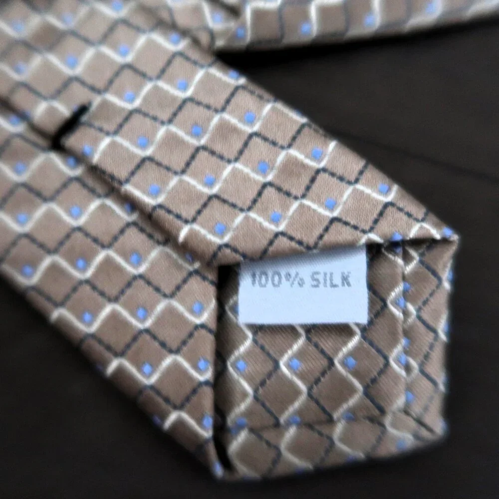Burma Bibas Men's Formal Dress Neck Tie Tan-ish NWT